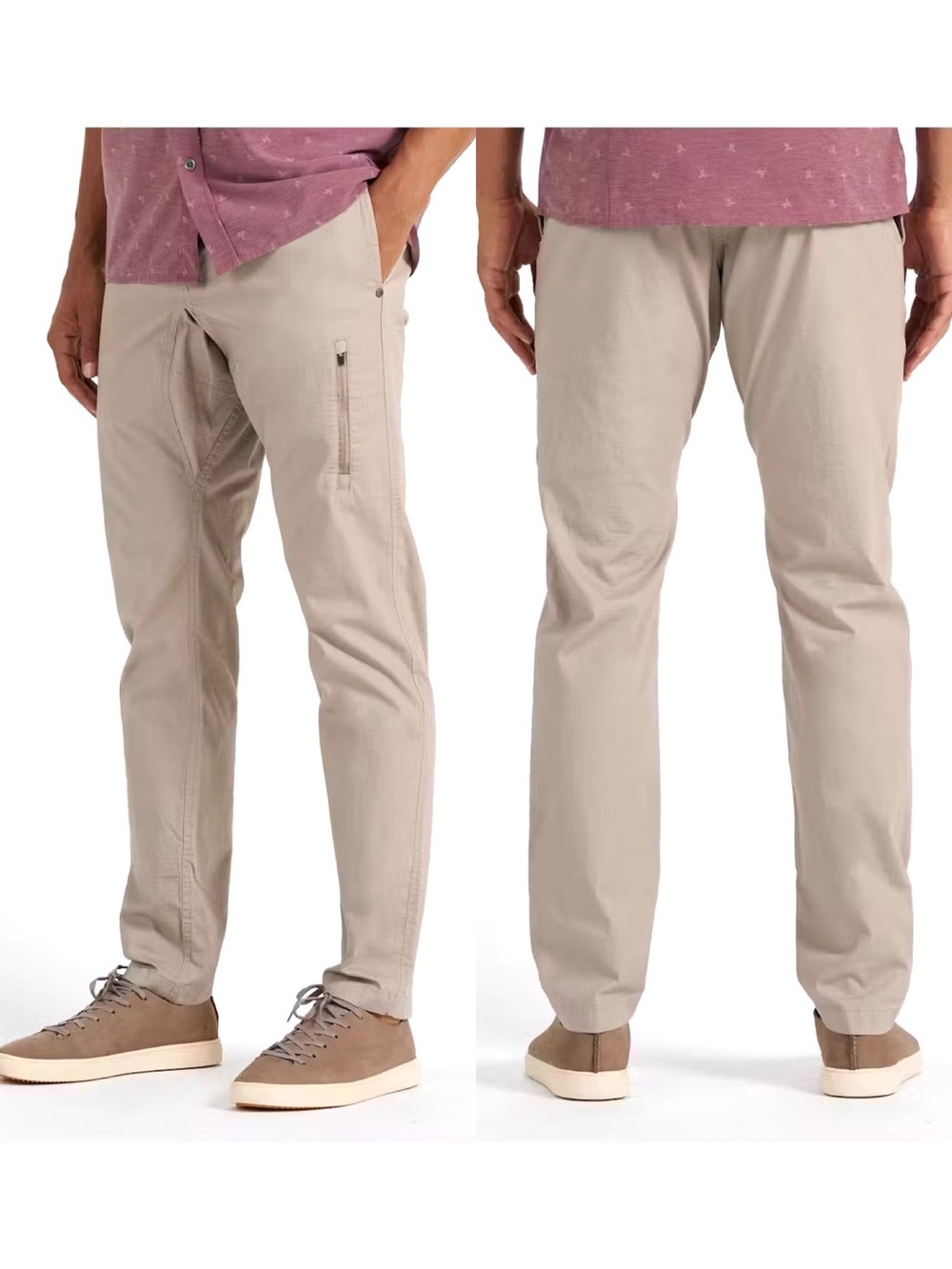 Vuori | Men’s Ripstop Climber Pant in Sesame Tan Medium